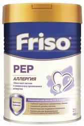 Смесь сухая, Friso (Фрисо) 400 г Фрисолак Голд Пеп для детей 0-12 мес с аллергией к белкам коровьего молока (гидролизат сывороточных белков) жестяная банка