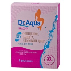 Соль морская для ванн, Dr.Aqua (Доктор Аква) 500 г лечебные травы череда