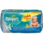 Салфетки влажные детские, Pampers (Памперс) №128 беби фреш