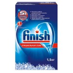 Соль, Finish (Финиш) 1.5 кг для посудомоечных машин